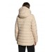 Betty Barclay - 7114 1515 beige half lange jas met kap.